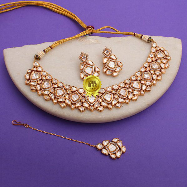 Beautiful Ocean Vintage Stone Necklace Set