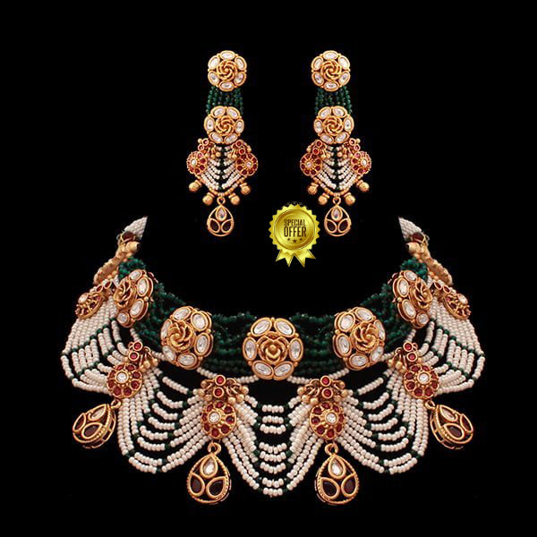 Luxury & Beautiful Amelia Antique Choker Set