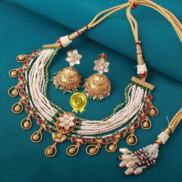 Luxury & Beautiful Jasmine Antique Necklace Set