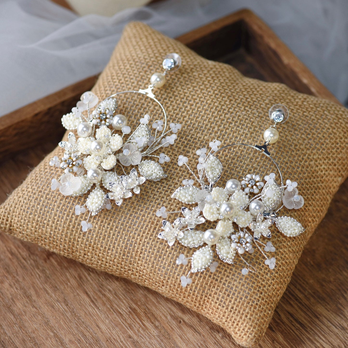 Luxury & Beautiful Skylar Silver Handmade Earrings