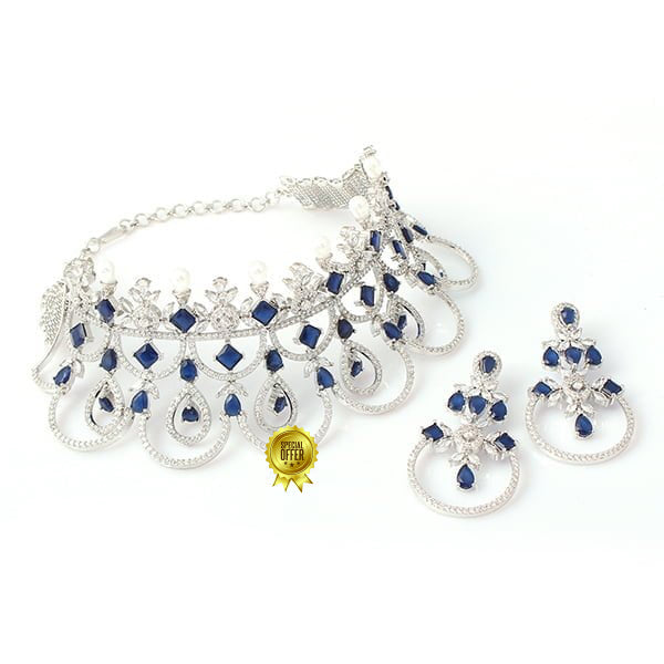 Luxury & Fashionable Starburst Designer Choker Set