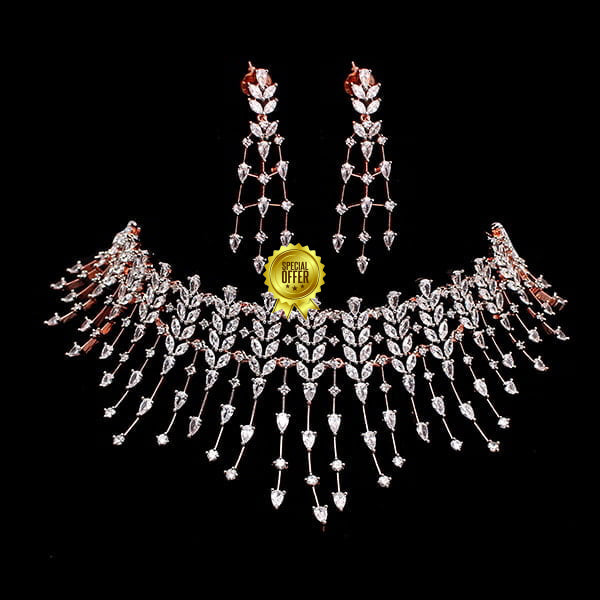 Luxury Aliza Designer Necklace Set